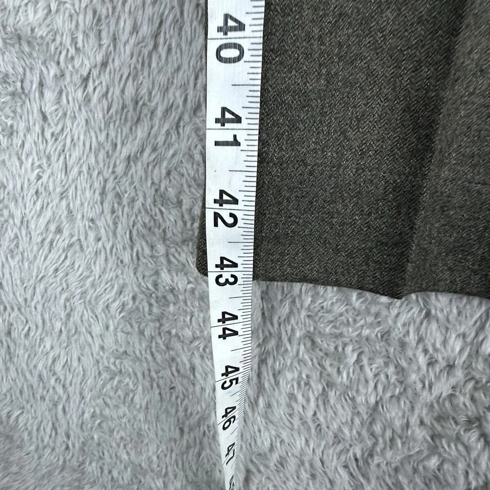 Hickey Mens Wool Dress Pants 35 Brown Heather Wool Trouser Classic Button‎ Fly